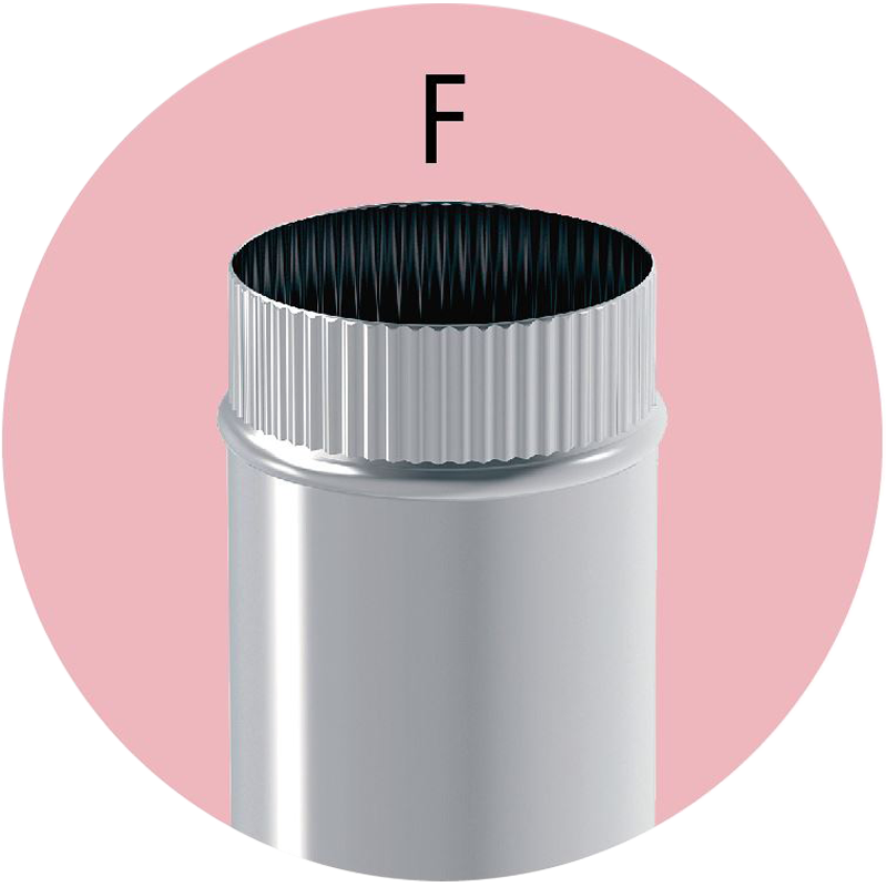 Connecting
flue pipe