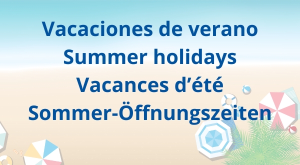 Vacaciones de verano 2026> Vacaciones de verano 2026