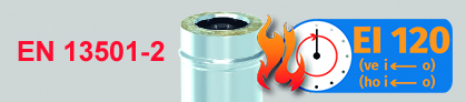 We have obtained a new fire resistance certification for our chimney pipes!